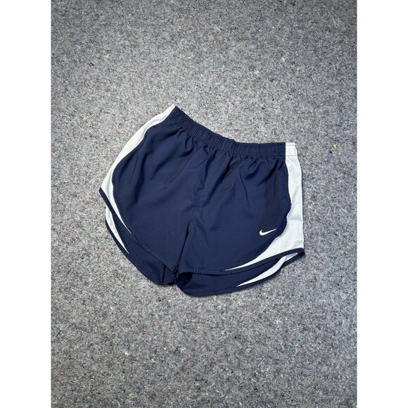 Nike Dry Tempo Running Shorts Womens Size MEDIUM (24x3) Dark Obsidian/White - Picture 3 of 4
